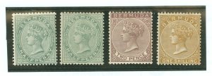 Bermuda #18/18a/21/25 Unused Single