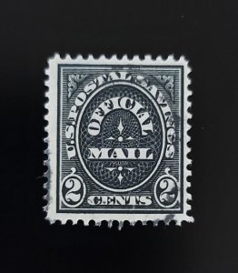 1910 2c U.S. Postal Savings, Official Mail, Black, O125