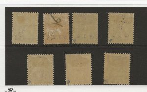 Ethiopia 1907 Postage Dues sg.D122-D128 MH