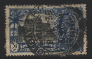 India Sc#147 Used - on paper