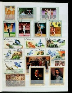 Costa Rica Stamp Collection Lot of 152 MNH, MH & Used in Vintage Album