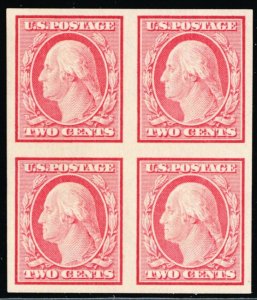 344, Mint NH Superb 2¢ Block of Four Stamps - Stuart Katz