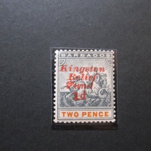 Barbados 1907 SC B1a MH