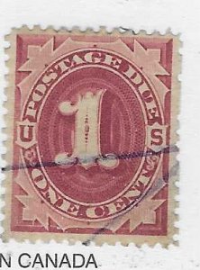 US#J15  1c Postage Due - red brown (U) CV $7.00