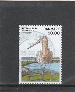Denmark  Scott#  1707  Used  (2015 Black-Tailed Godwit)