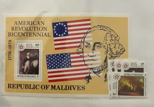 Souvenir Sheet Maldives Scott #622-630 nh