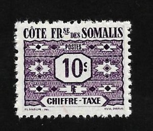 Somali Coast 1947 - MNH - Scott #J39