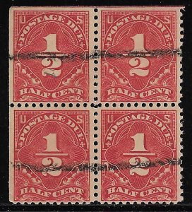 U.S. J68 USED NH BLOCK OF FOUR AS SHOWN (V3293)