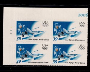 USA # 3995 OLYMPIC GAMES MNH  PLATE BLOCK STAMPS  39 CENTS