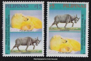 Philippines Scott 2640-2641 Mint never hinged.