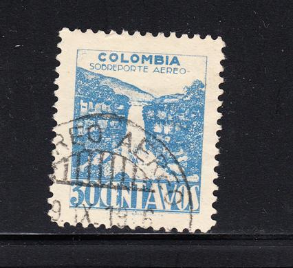 Colombia Scott  C138 Used - 1945 Issue