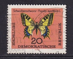 German Democratic Republic DDR #685 used 1964  butterflies  20pf