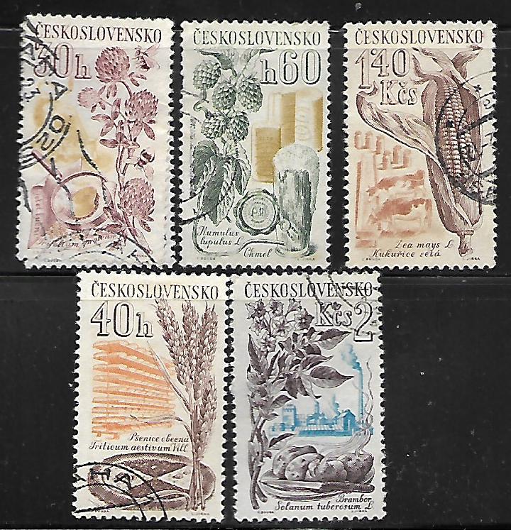 CZECHOSLOVAKIA, 1063-1068, U, 1961 SET