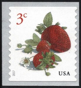 SC#5201 3¢  Strawberries Coil Single (2017) SA