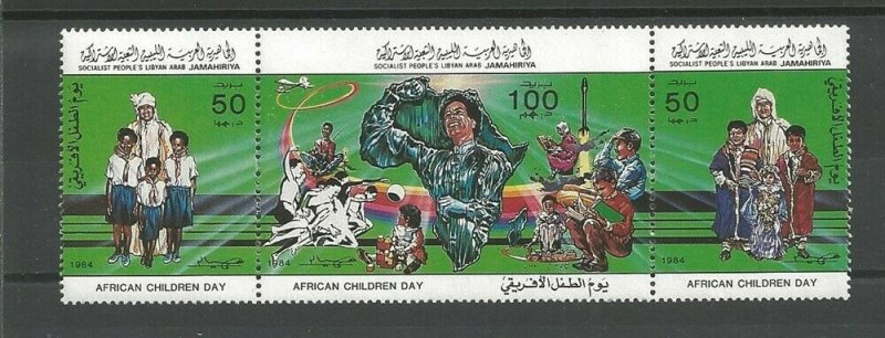 1984 Libya Boy Scouts Children's Day IYY strip