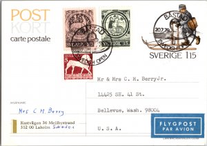 Sweden, Worldwide Government Postal Card