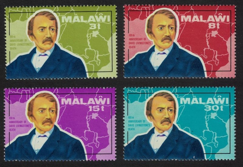 Malawi David Livingstone Explorer 4v 1973 MNH SG#435-438