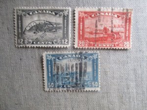 Canada, Scott#174-176,used