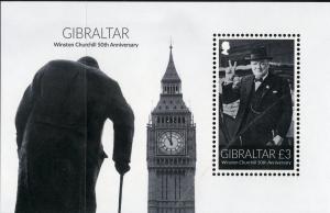 GIBRALTAR 1508 S/S MNH SCV $7.00 BIN $4.25 POLITICIAN