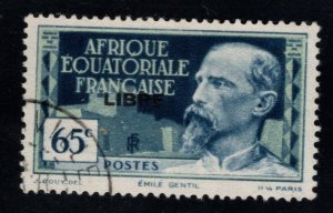 French Equatorial Africa Scott 102 Used 1940 stamp