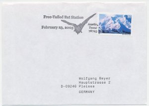 Cover / Postmark USA 2003 Free Tailed Bat Station