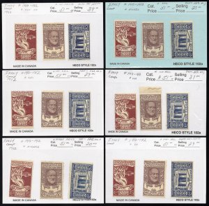 Italy Stamps # 140-2 MLH VF Lot Of 6 Sets Scott Value $306.00