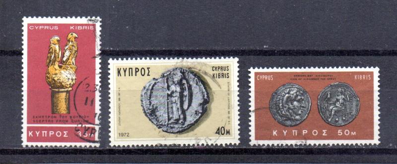 Cyprus 285-287 used
