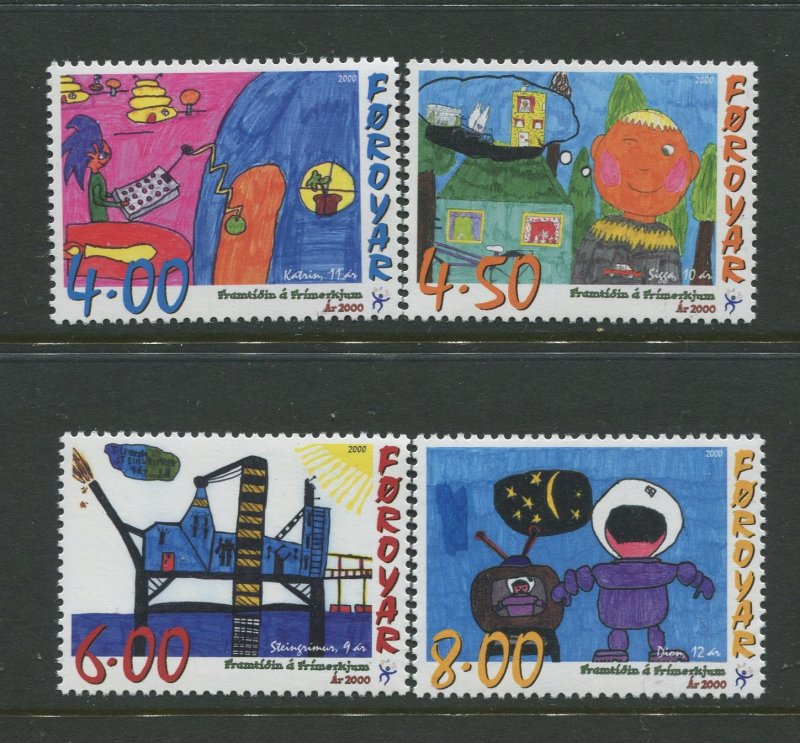 STAMP STATION PERTH Faroe Is.#379-382 Pictorial Definitive  MNH 2000 CV$8.00