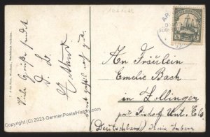 Germany SW Africa 1909 ARAHOAB DSWA Happy Easter Ostrich Eggs Cover 112784