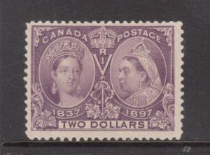 Canada #62 Mint Fine - VF **With Certificate**