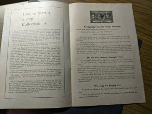 1912 NEW ENGLAND STAMP Co PRICE LIST Boston, Mass 16 pages