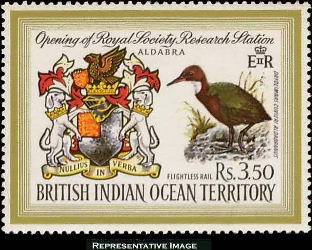 British Indian Ocean Territory Scott 43 Unused lightly hinged.