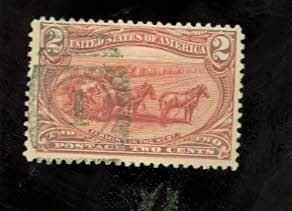 US #286, 1898 Trans-Mississippi Issue, Number 1 Cancel