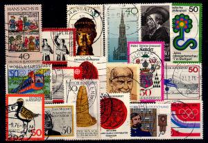 Germany Bund - Lot of 18 different commemoratives (Z147)