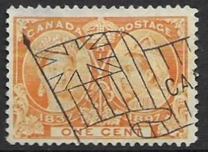 Canada 51   1897  1 cent used