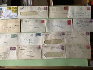 United  States postal covers 16 items Ref A2119