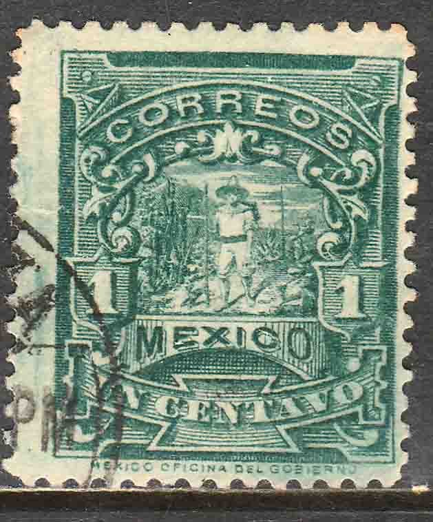 MEXICO 279 1cent MULITA UNWATERMARKED USED  F-VF. (169)