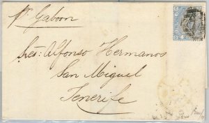 50703 - GB -  POSTAL HISTORY -  COVER to TENERIFE Canary Islands SPAIN 1880