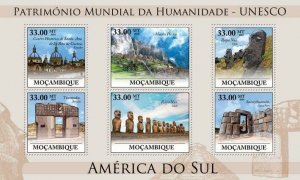 Mozambique 2010 MNH - World Heritage Site. Sc 2057, YT 3242-3247, Mi 3908-3913