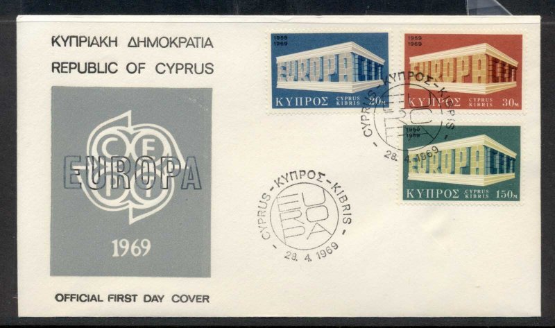 Cyprus 1969 Europa Building FDC