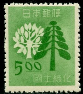 JAPAN Sc#449 1949 Forestation Complete OG Mint NH