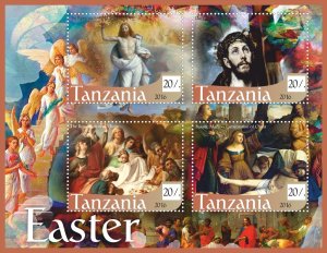 Stamps.  Art, painting, Religion, Easter 2016 1+1 sheets perforated MNH **