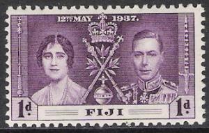 Fiji #114 Coronation Issue MHR