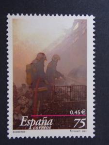 2001 Fire Corps MNH Stamp from Spain