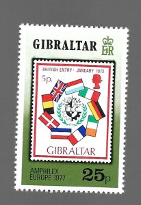 Gibraltar 1977 - MNH - Scott #358 *
