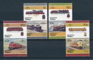 [63586] Tuvalu 1985 Steam Locs - Trains - Railways Nukufetau MNH