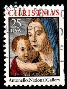 SC# 2514 - (25c) - Madonna & Child, used single