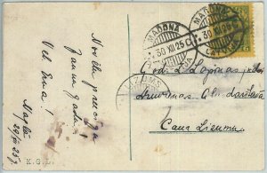 69012 - LATVIA - POSTAL HISTORY - POSTCARD from MADONA to LIZUMS 1925-