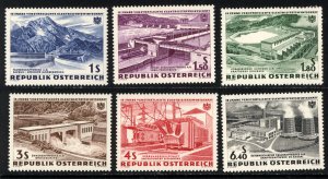 Austria 1962  Scott #676-81 MNH