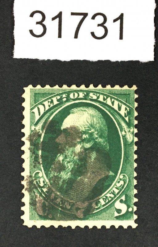 US STAMPS # O61 USED $65 LOT #31731